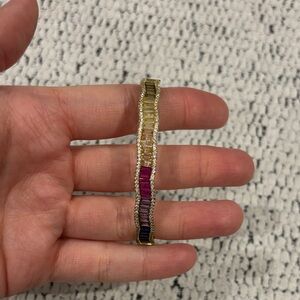 Gold-Tone Multicolor Bracelet - Women Jewelry